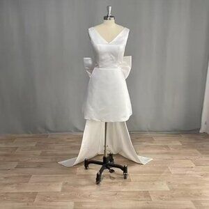 Bridal Mini Dress with Bow (XL)